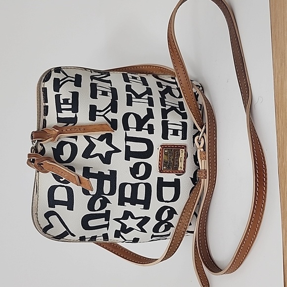 Dooney & Bourke Handbags - Dooney & Bourke Black and White Crossbody Bag